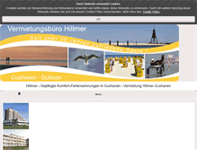 Tablet Screenshot of hillmer-cuxhaven.de